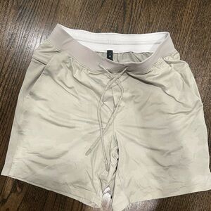 lululemon athletica Beige Athletic Shorts